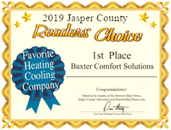 Get your Furnace replacement done by Baxter Heating & Air in Colfax IA